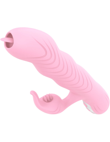 ARMONY - MARCIA VIBRADOR and THRUSTING DOBLE LENGUA EFECTO CALOR ROSA