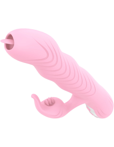 ARMONY - MARCIA VIBRADOR and THRUSTING DOBLE LENGUA EFECTO CALOR ROSA