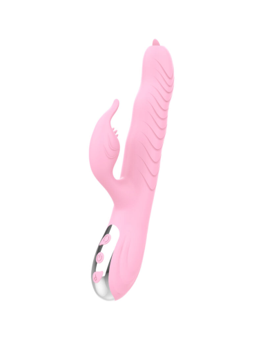 ARMONY - MARCIA VIBRADOR and THRUSTING DOBLE LENGUA EFECTO CALOR ROSA