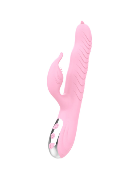 ARMONY - MARCIA VIBRADOR and THRUSTING DOBLE LENGUA EFECTO CALOR ROSA