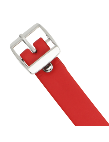 COQUETTE CHIC DESIRE - Collar de Cuero Vegano Rojo | SexPlace.MX