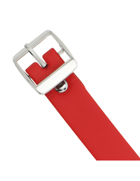 COQUETTE CHIC DESIRE - Collar de Cuero Vegano Rojo | SexPlace.MX