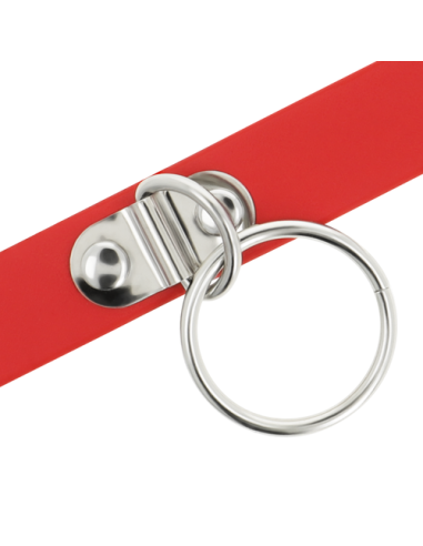 COQUETTE CHIC DESIRE - Collar de Cuero Vegano Rojo | SexPlace.MX