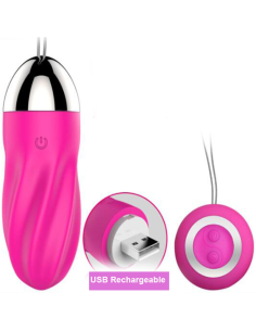 ARMONY - SWEETY HUEVO VIBRADOR ESPIRAL CONTROL REMOTO ROSA