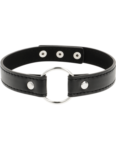 COQUETTE CHIC DESIRE - Collar de Cuero Vegano Negro | SexPlace.MX