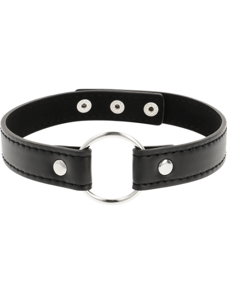 COQUETTE CHIC DESIRE - Collar de Cuero Vegano Negro | SexPlace.MX