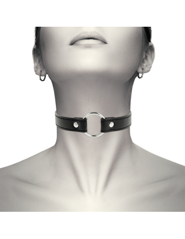COQUETTE CHIC DESIRE - Collar de Cuero Vegano Negro | SexPlace.MX