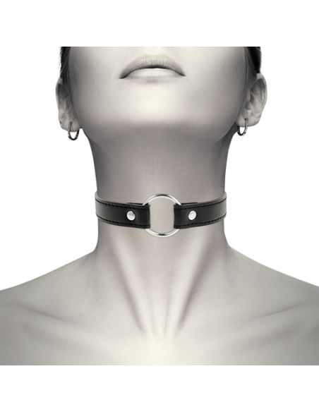COQUETTE CHIC DESIRE - Collar de Cuero Vegano Negro | SexPlace.MX