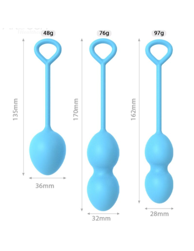 ARMONY - ANABIOSIS PESAS VAGINALES 3 NIVELES AZUL