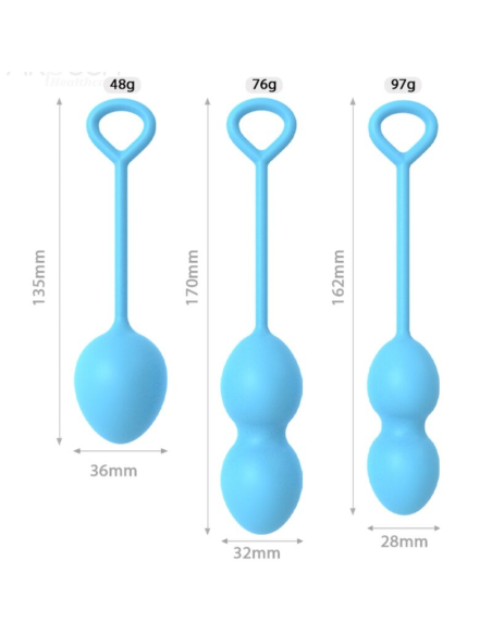 ARMONY - ANABIOSIS PESAS VAGINALES 3 NIVELES AZUL