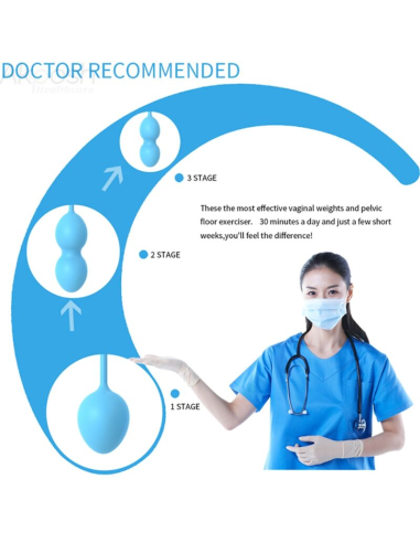 ARMONY - ANABIOSIS PESAS VAGINALES 3 NIVELES AZUL