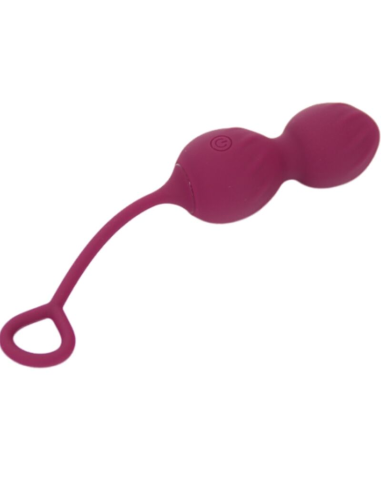 ARMONY - BLOSSOMS PESAS VAGINALES VIBRADOR CONTROL REMOTO 10 VIBRACIONES ROJO OSCURO