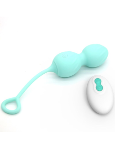 ARMONY - BLOSSOMS PESAS VAGINALES VIBRADOR CONTROL REMOTO 10 VIBRACIONES VERDE