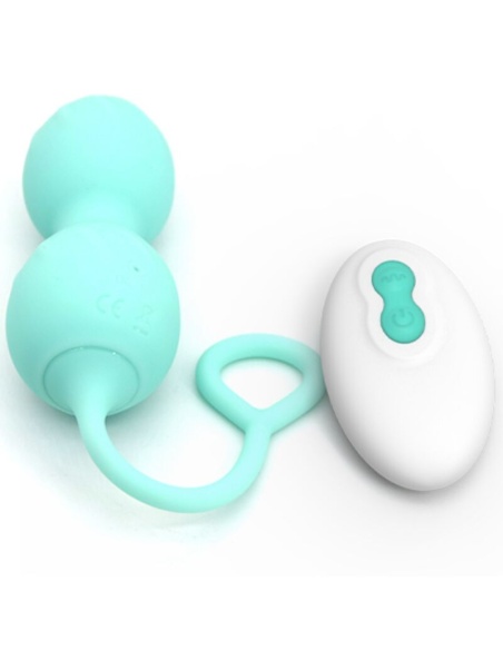 ARMONY - BLOSSOMS PESAS VAGINALES VIBRADOR CONTROL REMOTO 10 VIBRACIONES VERDE