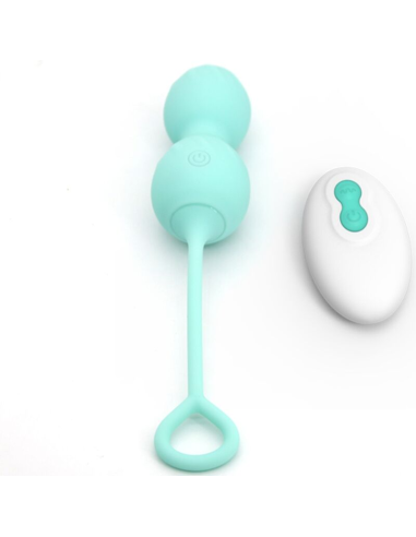 ARMONY - BLOSSOMS PESAS VAGINALES VIBRADOR CONTROL REMOTO 10 VIBRACIONES VERDE