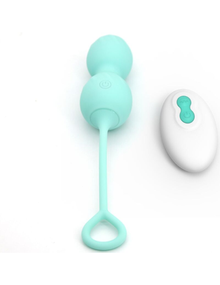 ARMONY - BLOSSOMS PESAS VAGINALES VIBRADOR CONTROL REMOTO 10 VIBRACIONES VERDE