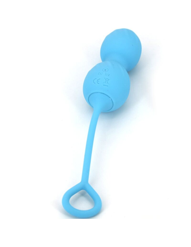 ARMONY - BLOSSOMS PESAS VAGINALES VIBRADOR CONTROL REMOTO 10 VIBRACIONES AZUL