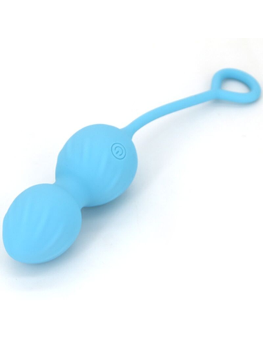 ARMONY - BLOSSOMS PESAS VAGINALES VIBRADOR CONTROL REMOTO 10 VIBRACIONES AZUL