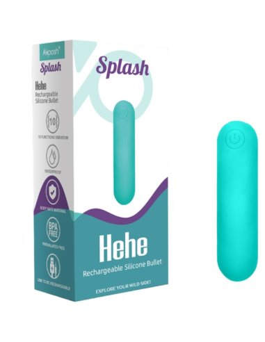 ARMONY - SPLASH HEHE BALA VIBRADORA SILICONA 10 VIBRACIONES 65 X 15 CM VERDE