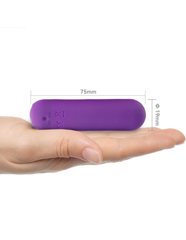 ARMONY - SPLASH HAHA BALA VIBRADORA SILICONA 10 VIBRACIONES 75 X 19 CM MORADO