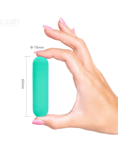 ARMONY - SPLASH JOLINE BALA VIBRADORA SILICONA CONTROL REMOTO 10 VIBRACIONES 65 X 15 CM VERDE