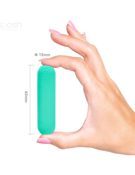 ARMONY - SPLASH JOLINE BALA VIBRADORA SILICONA CONTROL REMOTO 10 VIBRACIONES 65 X 15 CM VERDE