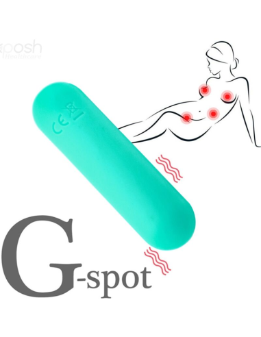 ARMONY - SPLASH JOLINE BALA VIBRADORA SILICONA CONTROL REMOTO 10 VIBRACIONES 65 X 15 CM VERDE