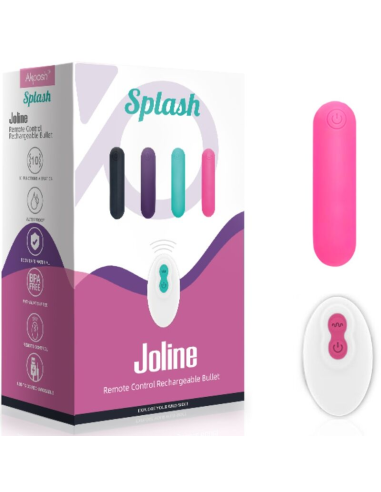 ARMONY - SPLASH JOLINE BALA VIBRADORA SILICONA CONTROL REMOTO 10 VIBRACIONES 65 X 15 CM ROSA