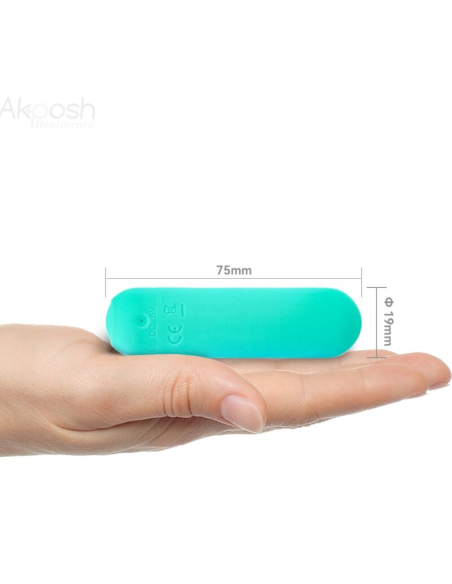 ARMONY - SPLASH JOIE BALA VIBRADORA SILICONA CONTROL REMOTO 10 VIBRACIONES 75 X 19 CM VERDE