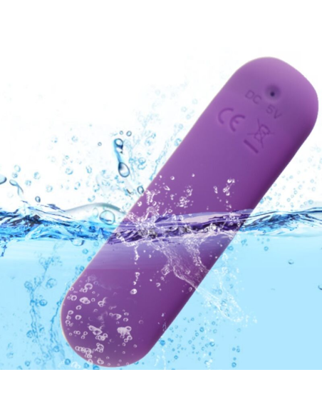 ARMONY - SPLASH JOIE BALA VIBRADORA SILICONA CONTROL REMOTO 10 VIBRACIONES 75 X 19 CM MORADO