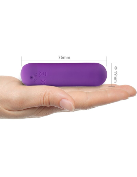 ARMONY - SPLASH JOIE BALA VIBRADORA SILICONA CONTROL REMOTO 10 VIBRACIONES 75 X 19 CM MORADO
