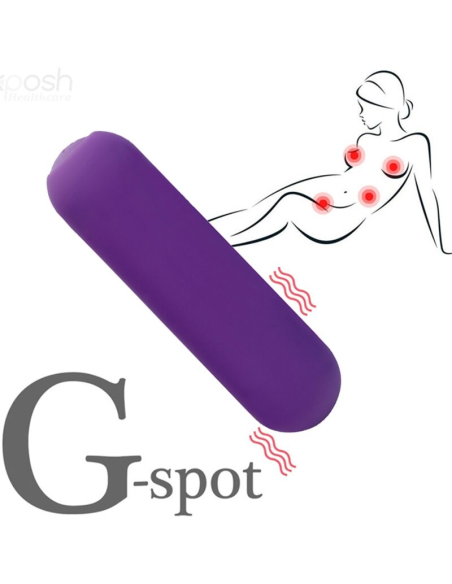 ARMONY - SPLASH JOIE BALA VIBRADORA SILICONA CONTROL REMOTO 10 VIBRACIONES 75 X 19 CM MORADO