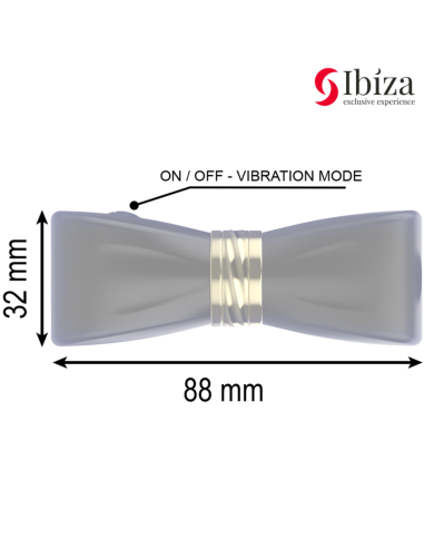 IBIZA - SET ESTIMULADOR CLITORIS LAZO CON 3 CABEZALES