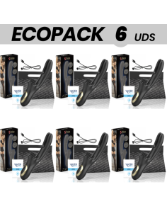 ECOPACK 6 UDS - IBIZA VIBRADOR HI-TECH RABITT MULTI CELDAS CLITORIALES Y DOBLE WAVE