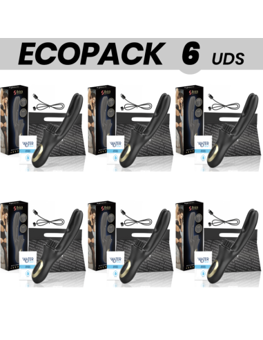 ECOPACK 6 UDS - IBIZA VIBRADOR HI-TECH RABITT MULTI CELDAS CLITORIALES Y DOBLE WAVE