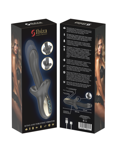IBIZA - POTENTE VIBRADOR EFECTO THRUSTING Y BITING