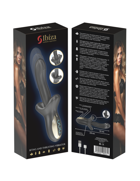 IBIZA - POTENTE VIBRADOR EFECTO THRUSTING Y BITING