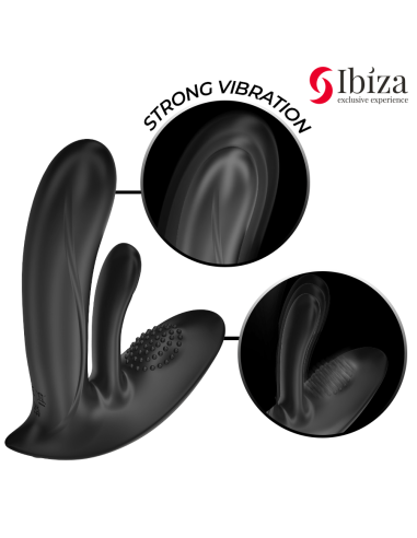 IBIZA - VIBRADOR WEARABLE CON ESTIMULACIÓN PUNTO-G Y CLÍTORIS CON CONTROL REMOTO