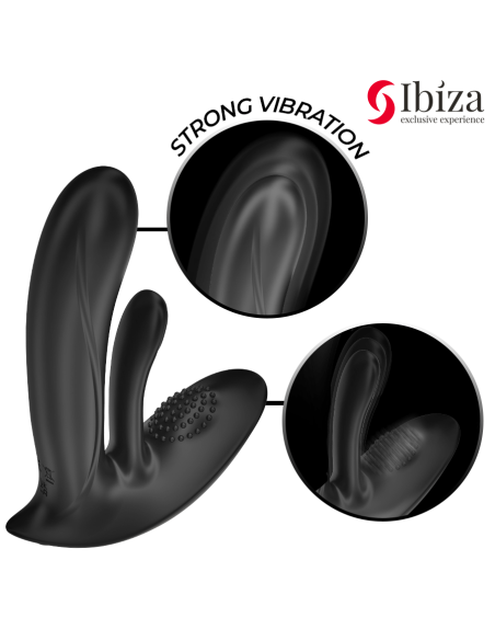 IBIZA - VIBRADOR WEARABLE CON ESTIMULACIÓN PUNTO-G Y CLÍTORIS CON CONTROL REMOTO