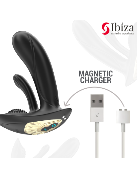 IBIZA - VIBRADOR WEARABLE CON ESTIMULACIÓN PUNTO-G Y CLÍTORIS CON CONTROL REMOTO