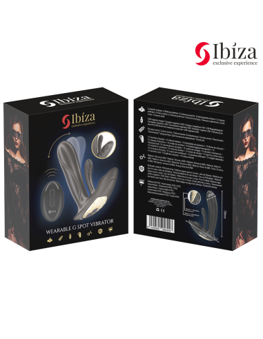 IBIZA - VIBRADOR WEARABLE CON ESTIMULACIÓN PUNTO-G Y CLÍTORIS CON CONTROL REMOTO