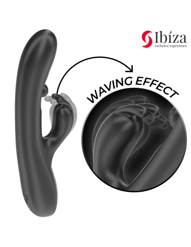 IBIZA - POTENTE VIBRADOR RABBIT CON PERLA ROLLING MASAJEADORA