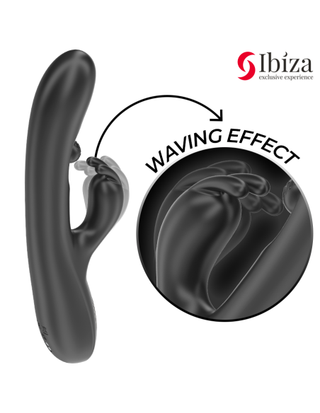 IBIZA - POTENTE VIBRADOR RABBIT CON PERLA ROLLING MASAJEADORA