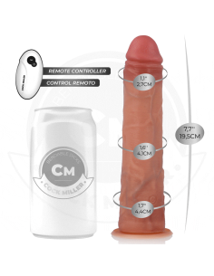 COCK MILLER - DILDO HIPERREALÍSTICO CON VENTOSA Y THRUSTING CON CONTROL REMOTO 19,5 CM