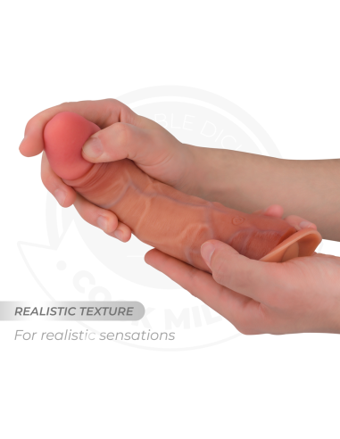 COCK MILLER - DILDO HIPERREALÍSTICO VIBRACIÓN CON CONTROL REMOTO 20,5 CM