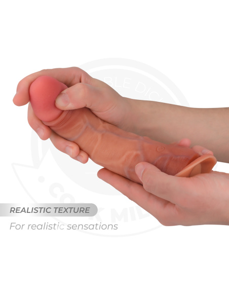 COCK MILLER - DILDO HIPERREALÍSTICO CON VENTOSA Y THRUSTING CON CONTROL REMOTO 20,5 CM