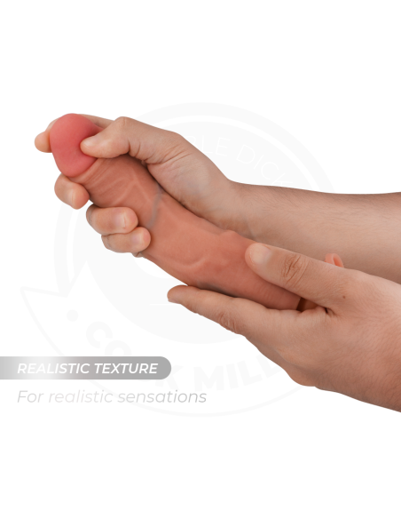 COCK MILLER - DILDO HIPERREALÍSTICO Y VIBRACIÓN CON CONTROL REMOTO 21,5 CM