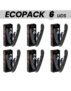 ECOPACKS 6 UDS - IBIZA POTENTE VIBRADOR RABBIT CON PERLA ROLLING MASAJEADORA