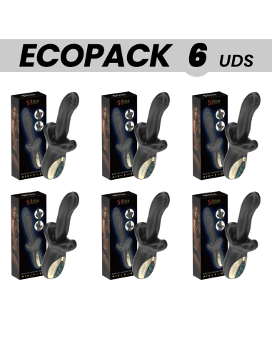 ECOPACKS 6 UDS - IBIZA POTENTE VIBRADOR EFECTO THRUSTING Y BITING