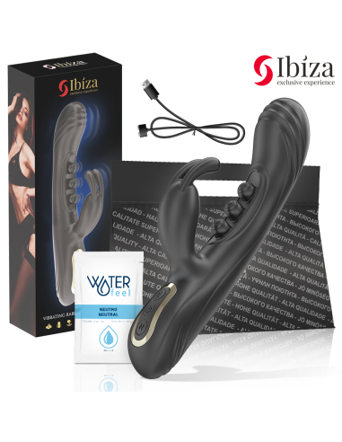 IBIZA - VIBRADOR RABBIT PERLAS CON PULSACIÓN